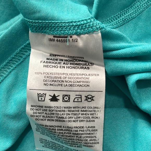 Nike short sleeve men’s shirt teal green worn once - Picture 6 of 6